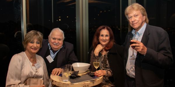 Wits Australia alumni LtoR LtoR Arlene Allardice, Helmut Heydt, Shirley Kalish, Peter Kalish